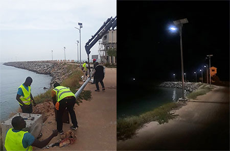 60W Split Type Solar Street Lights Solution in Togo 60W Split Type Solar Street Lights Solution in Togo