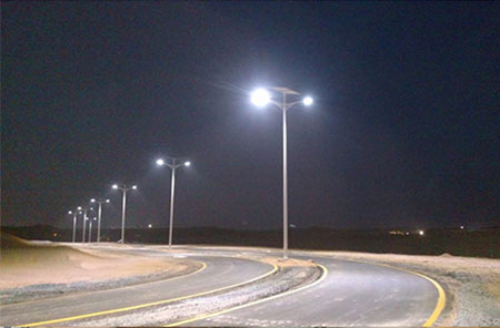 Dubai Island Engineering Road Lighting Project