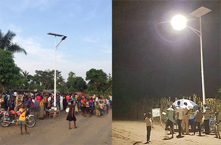 300 Sets of Semi-split Solar Street Lights in Congo 300 Sets of Semi-split Solar Street Lights in Congo