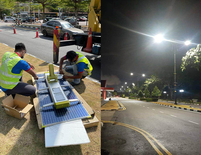 solar led street light
