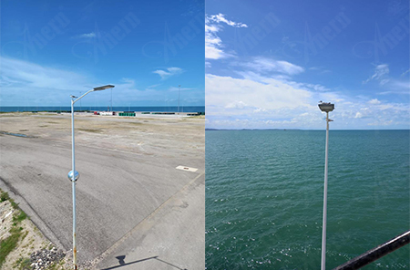 105 Sets of All In One Solar Street Lighting Project in Mexico