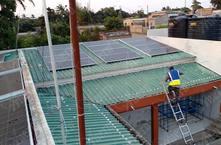20kw Off Grid Solar System Project in Mozambique
