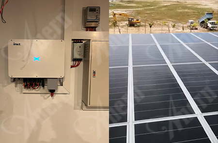 50KW Villa On Grid Solar System Project in Cambodia