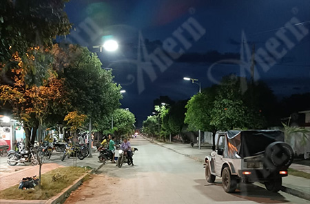 Colombia Linear Park Solar Street Lighting Government Project
