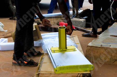 240 pcs of AN-SLA-120W Solar Street Lighting Project in Tanzania