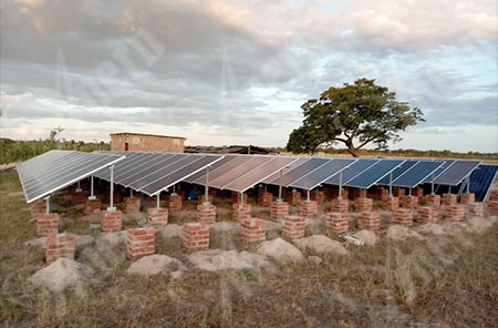 50KW Off Grid Solar Power System Farm Project in Zimbabwe