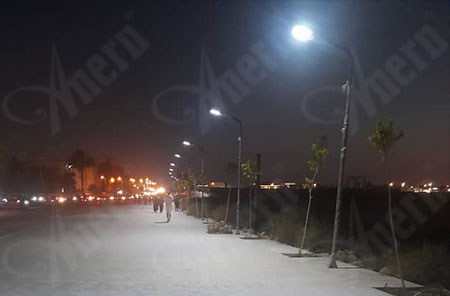 470 sets of Solar Street Light Running Track Project in Libya