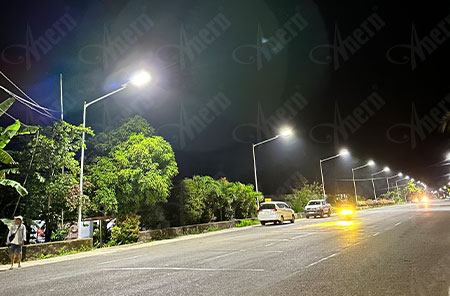 300sets of SLZ Solar Street Lighting Project in the Philippines