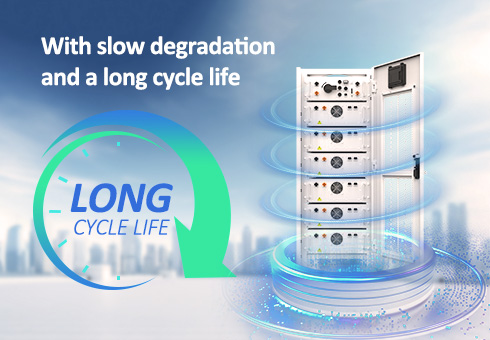 With slow degradation and a long cycle life, the battery maintains excellent performance over time, reducing replacement costs and ensuring continuous operation.