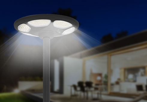 Round Garden Solar Lights