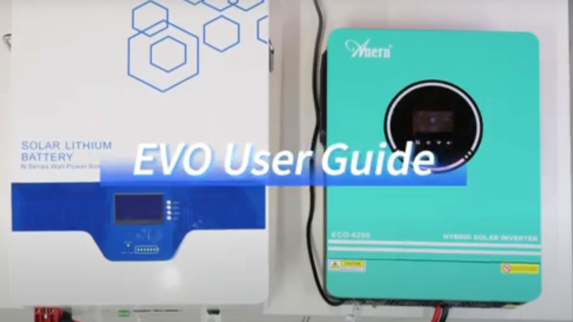 Communication Settings of AN-EVO Series Inverter and N Series Lithium Battery