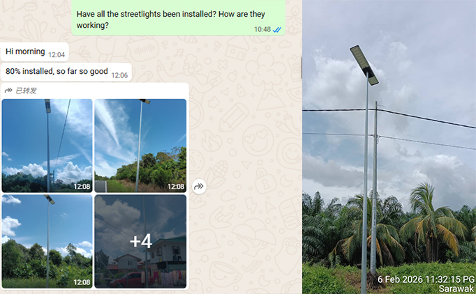 921sets All-in-one Solar LED Street Light in Malaysia 921sets All-in-one Solar LED Street Light in Malaysia