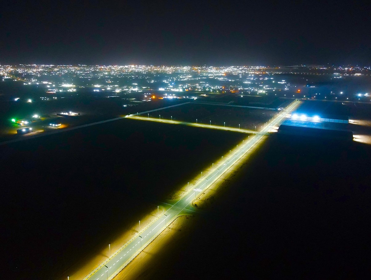 Solar highway lighting Solar highway lighting